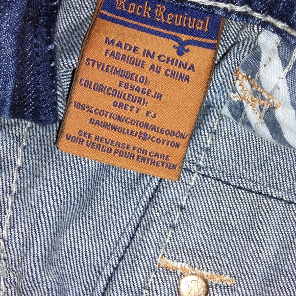 Rock Revival Brett relaxed straight jeans 38 - Picture 9 of 10